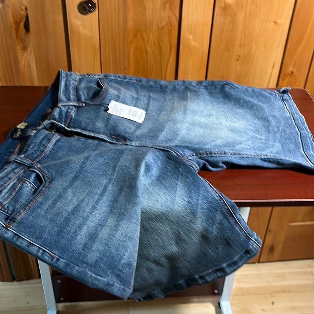 Womens size 18 denim shorts. Brand new. Never worn.